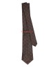 WALNUT BROWN, 3 Fold Micro Tie - Polka Dots WALNUT BROWN, 3 Fold Micro Tie - Polka Dots