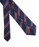 YALE BLUE, 3 Fold Micro Tie - Stripes & Checks YALE BLUE, 3 Fold Micro Tie - Stripes & Checks