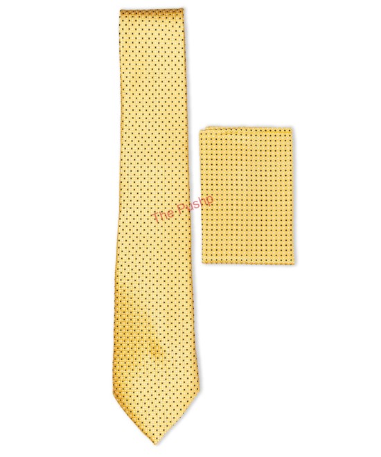 YELLOW GOLD, 3 Fold Micro Tie – Small Design YELLOW GOLD, 3 Fold Micro Tie – Small Design