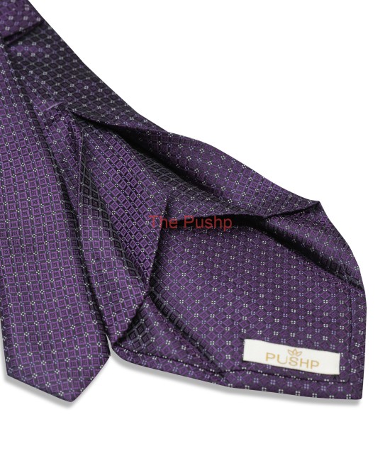 BLACK BERRY, 5 Fold Micro Tie and Pocket Square – Dots & Checks BLACK BERRY, 5 Fold Micro Tie and Pocket Square – Dots & Checks