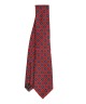 BRICK RED, 5 Fold Micro Tie and Pocket Square - Curved Squares BRICK RED, 5 Fold Micro Tie and Pocket Square - Curved Squares