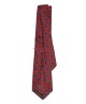 BRICK RED, 5 Fold Micro Tie and Pocket Square - Curved Squares BRICK RED, 5 Fold Micro Tie and Pocket Square - Curved Squares