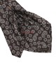 CINNAMON BROWN, 5 Fold Micro Tie and Pocket Square - Jacquard Paisley CINNAMON BROWN, 5 Fold Micro Tie and Pocket Square - Jacquard Paisley