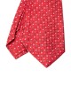 CHILLI RED, 5 Fold Micro Tie and Pocket Square – Dots & Checks CHILLI RED, 5 Fold Micro Tie and Pocket Square – Dots & Checks