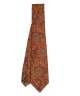 CARAMEL BROWN, 5 Fold Micro Tie and Pocket Square - Jacquard Paisley CARAMEL BROWN, 5 Fold Micro Tie and Pocket Square - Jacquard Paisley