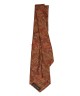 CARAMEL BROWN, 5 Fold Micro Tie and Pocket Square - Jacquard Paisley CARAMEL BROWN, 5 Fold Micro Tie and Pocket Square - Jacquard Paisley
