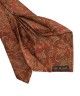 CARAMEL BROWN, 5 Fold Micro Tie and Pocket Square - Jacquard Paisley CARAMEL BROWN, 5 Fold Micro Tie and Pocket Square - Jacquard Paisley