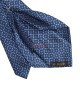 CLASSIC BLUE, 5 Fold Micro Tie and Pocket Square - Curved Squares CLASSIC BLUE, 5 Fold Micro Tie and Pocket Square - Curved Squares