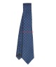 CLASSIC BLUE, 5 Fold Micro Tie and Pocket Square - Curved Squares CLASSIC BLUE, 5 Fold Micro Tie and Pocket Square - Curved Squares