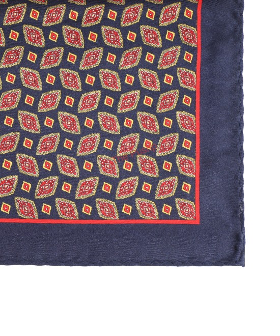 DARK NAVY, I- SILK Pocket Square– The Pattern House DARK NAVY, I- SILK Pocket Square– The Pattern House