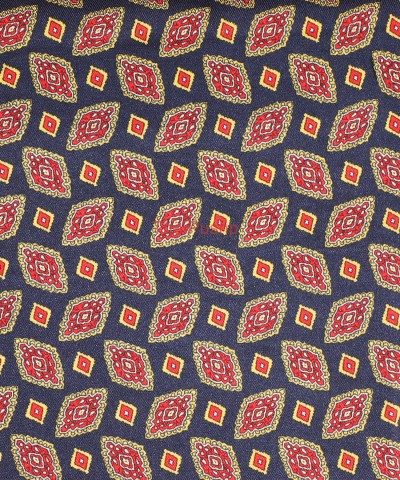 DARK NAVY, I- SILK Pocket Square– The Pattern House