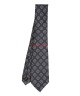 DOLPHIN GREY, 5 Fold Micro Tie and Pocket Square - Curved Squares DOLPHIN GREY, 5 Fold Micro Tie and Pocket Square - Curved Squares