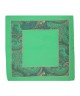 EMERALD GREEN, Silk Pocket Square – Vintage Paisley EMERALD GREEN, Silk Pocket Square – Vintage Paisley