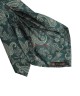 FOREST GREEN, 5 Fold Micro Tie and Pocket Square - Jacquard Paisley FOREST GREEN, 5 Fold Micro Tie and Pocket Square - Jacquard Paisley