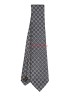 FOSSIL GREY, 5 Fold Micro Tie and Pocket Square - Curved Squares FOSSIL GREY, 5 Fold Micro Tie and Pocket Square - Curved Squares