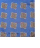 HYPER BLUE, 5 Fold Micro Tie and Pocket Square - Curved Squares HYPER BLUE, 5 Fold Micro Tie and Pocket Square - Curved Squares