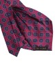 MAGENTA, 5 Fold Micro Tie and Pocket Square - Curved Squares MAGENTA, 5 Fold Micro Tie and Pocket Square - Curved Squares