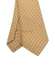 MARI GOLD, 5 Fold Micro Tie and Pocket Square – Dots & Checks MARI GOLD, 5 Fold Micro Tie and Pocket Square – Dots & Checks