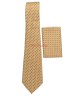 MARI GOLD, 5 Fold Micro Tie and Pocket Square – Dots & Checks MARI GOLD, 5 Fold Micro Tie and Pocket Square – Dots & Checks