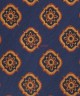 MEDIUM BLUE, 5 Fold Micro Tie and Pocket Square - Curved Squares MEDIUM BLUE, 5 Fold Micro Tie and Pocket Square - Curved Squares