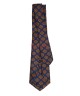 MEDIUM BLUE, 5 Fold Micro Tie and Pocket Square - Curved Squares MEDIUM BLUE, 5 Fold Micro Tie and Pocket Square - Curved Squares