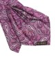 MIDNIGHT PURPLE, 5 Fold Micro Tie and Pocket Square - Jacquard Paisley MIDNIGHT PURPLE, 5 Fold Micro Tie and Pocket Square - Jacquard Paisley