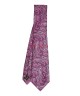 MIDNIGHT PURPLE, 5 Fold Micro Tie and Pocket Square - Jacquard Paisley MIDNIGHT PURPLE, 5 Fold Micro Tie and Pocket Square - Jacquard Paisley