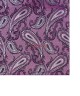 MIDNIGHT PURPLE, 5 Fold Micro Tie and Pocket Square - Jacquard Paisley MIDNIGHT PURPLE, 5 Fold Micro Tie and Pocket Square - Jacquard Paisley