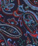 NAVY BLUE, I- SILK Pocket Square– Vintage Paisley NAVY BLUE, I- SILK Pocket Square– Vintage Paisley