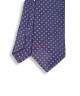 NAVY BLUE, 3 Fold Micro Tie – Dots & Squares NAVY BLUE, 3 Fold Micro Tie – Dots & Squares