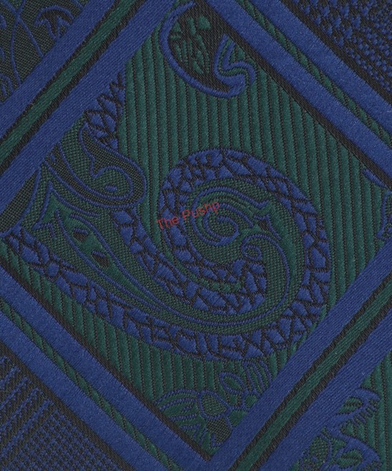 PEACOCK BLUE, 5 Fold Micro Tie and Pocket Square - CHECKS PEACOCK BLUE, 5 Fold Micro Tie and Pocket Square - CHECKS