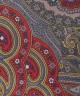 PERSIAN RED, Silk Pocket Square – Vintage Paisley PERSIAN RED, Silk Pocket Square – Vintage Paisley