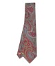 PERSIAN RED, 7 Fold Silk Tie – Vintage Paisley PERSIAN RED, 7 Fold Silk Tie – Vintage Paisley