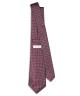 PLUM, 3 Fold Micro Tie – Dots & Squares PLUM, 3 Fold Micro Tie – Dots & Squares