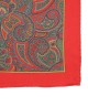 RED-GREEN, Silk Pocket Square – Vintage Paisley RED-GREEN, Silk Pocket Square – Vintage Paisley