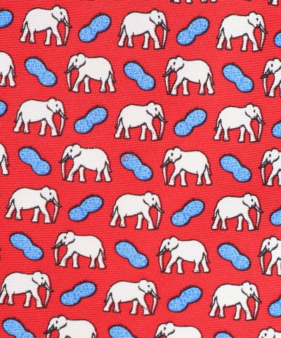 CRIMSON RED, 3 Fold Premium Silk Tie – The Tuskers