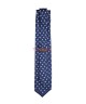 DENIM BLUE, 3 Fold Premium Silk Tie – Flamingos DENIM BLUE, 3 Fold Premium Silk Tie – Flamingos