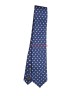 DENIM BLUE, 3 Fold Premium Silk Tie – Flamingos DENIM BLUE, 3 Fold Premium Silk Tie – Flamingos