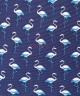 DENIM BLUE, 3 Fold Premium Silk Tie – Flamingos DENIM BLUE, 3 Fold Premium Silk Tie – Flamingos