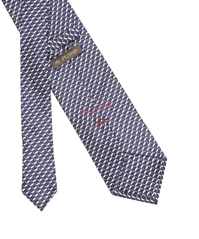 DARK NAVY, 3 Fold Silk Tie – Dolphins