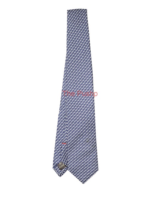 DARK NAVY, 3 Fold Silk Tie – Dolphins DARK NAVY, 3 Fold Silk Tie – Dolphins