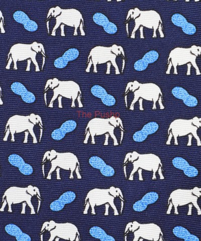 SPACE BLUE, 3 Fold Premium Silk Tie – The Tuskers