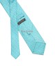 TURQUOISE BLUE, 3 Fold Premium Silk Tie - Dolphins TURQUOISE BLUE, 3 Fold Premium Silk Tie - Dolphins
