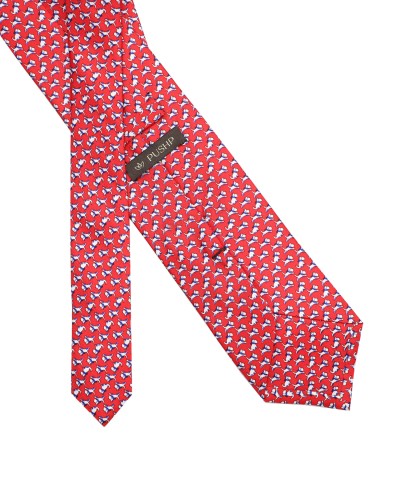 STOP RED, 3 Fold Premium Silk Tie – The Canine