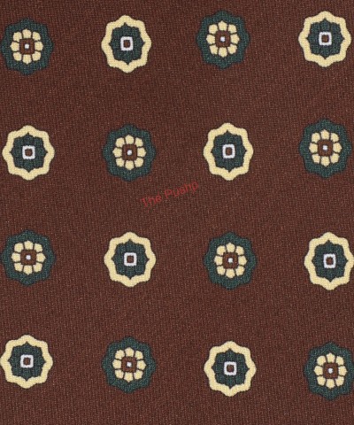 CHOCOLATE BROWN, 5 Fold Silk Tie – The Geomatria