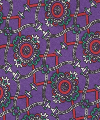 DEEP PURPLE, 5 Fold Silk Tie – The Geomatria