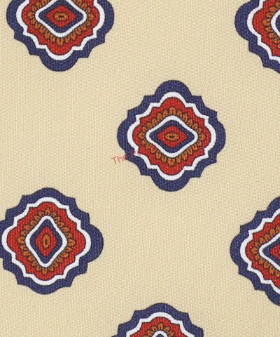 GOLDEN CARAMEL, 5 Fold Silk Tie – The Geomatria
