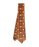 SADDLE BROWN, 5 Fold Silk Tie – The Geomatria SADDLE BROWN, 5 Fold Silk Tie – The Geomatria