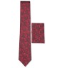 RED VELVET, 3 Fold Micro Tie – Jacquard Paisley RED VELVET, 3 Fold Micro Tie – Jacquard Paisley