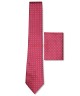 RED BERRY, 3 Fold Micro Tie – Dots & Squares RED BERRY, 3 Fold Micro Tie – Dots & Squares